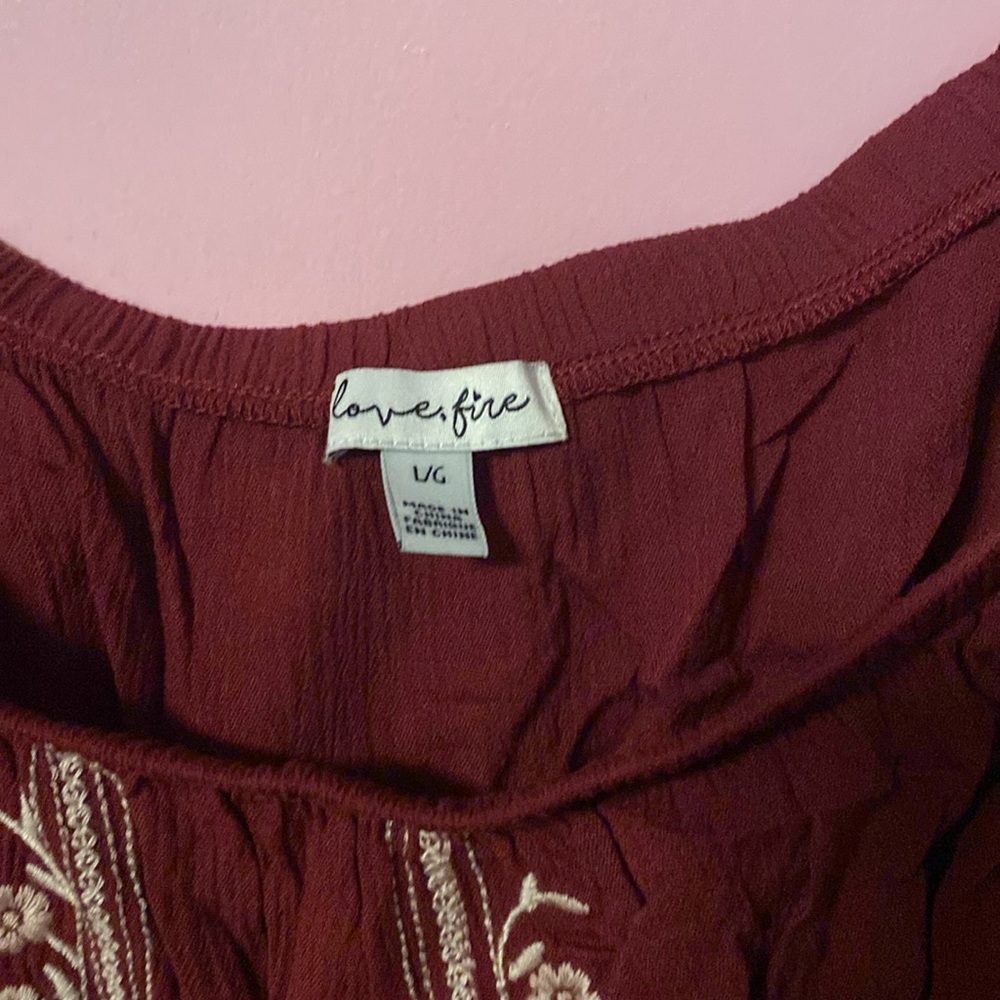 Maroon romper - Picture 3 of 4